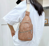 Soft Leather Casual Crossbody Shoulder Bag