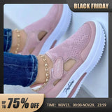 Women's Casual Mesh Platform Sneakers