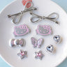 Silver Hello Kitty Charms Shoe Accessories
