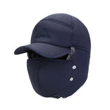 Winter Warm, Soft Thermal Cap With Pin Up Ear Flaps And Removable Mask.