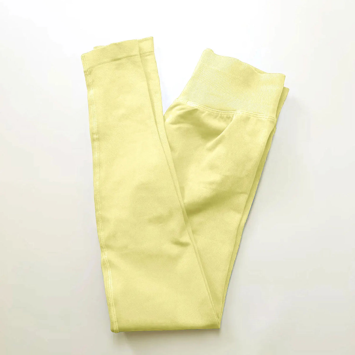 NCLAGEN Low Ribbed Band Seamless Scrunch Bum Impact Leggings