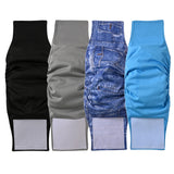 2/3/4/5Pack Cotton Cloth Diaper For Male Dogs