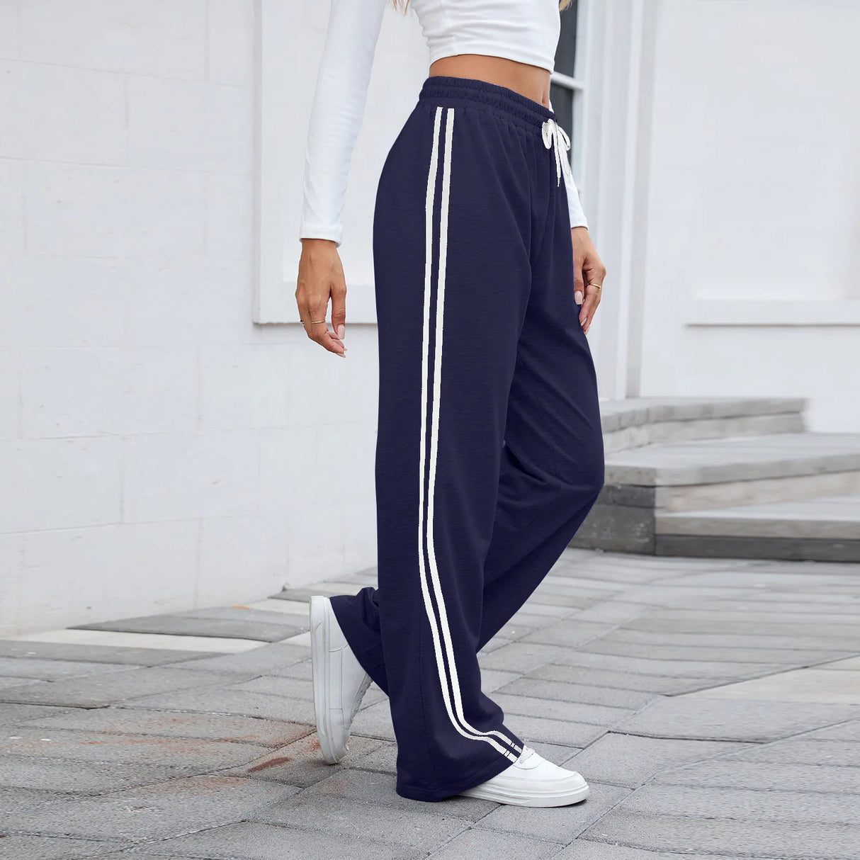 Women's Straight Low Waist Sports Pants