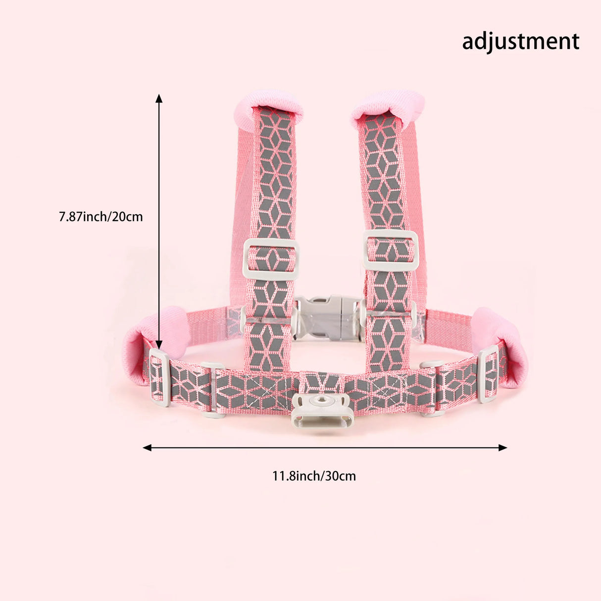 2 In 1 Toddler Reflective Wrist Link Walking Harness