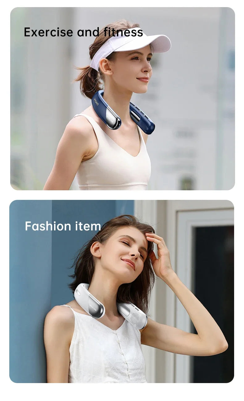 Xiaomi 5-speed 8000MAH Rechargeable Neck Fan With LED Digital Display