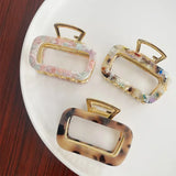 Small Colorful Elegant Acrylic Hair Clpsl