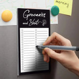 1 Piece Magnetic Shopping List Notepad & 1 Piece Magnetic Pen Case