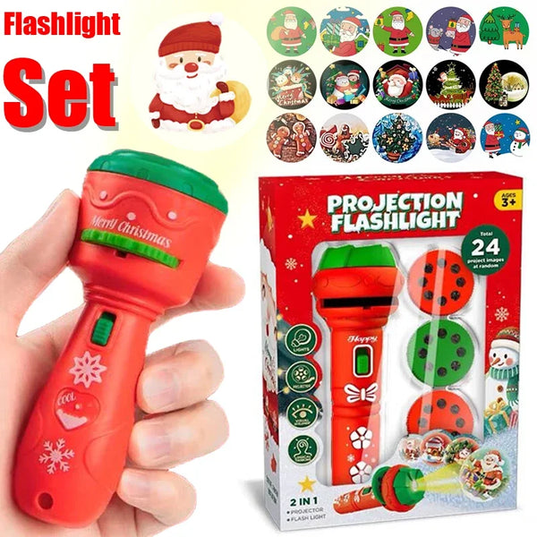 Children's Christmas Projector Flashlight.