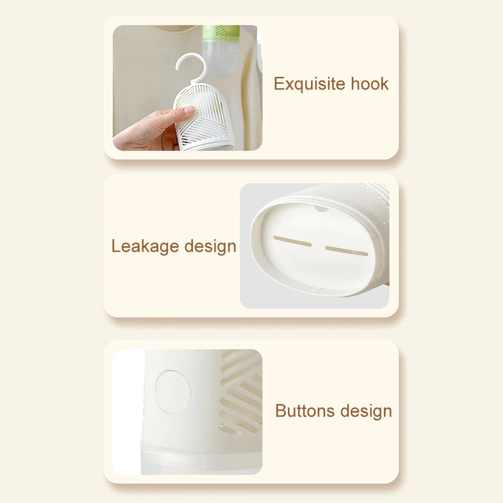 Reusable Hanging Dehumidifier Anti Mold Packaging, Suitable for Wardrobes