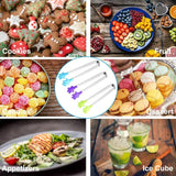5PCS Silicone Hand Shape Mini Tongs