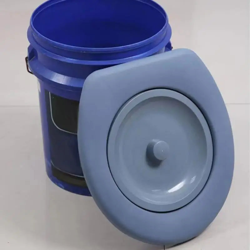 PVC Bucket Toilet Seat Cover For Camping