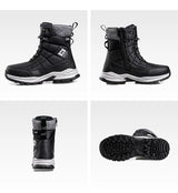 Men's Waterproof High-top/Plush Hiking Snow Boots