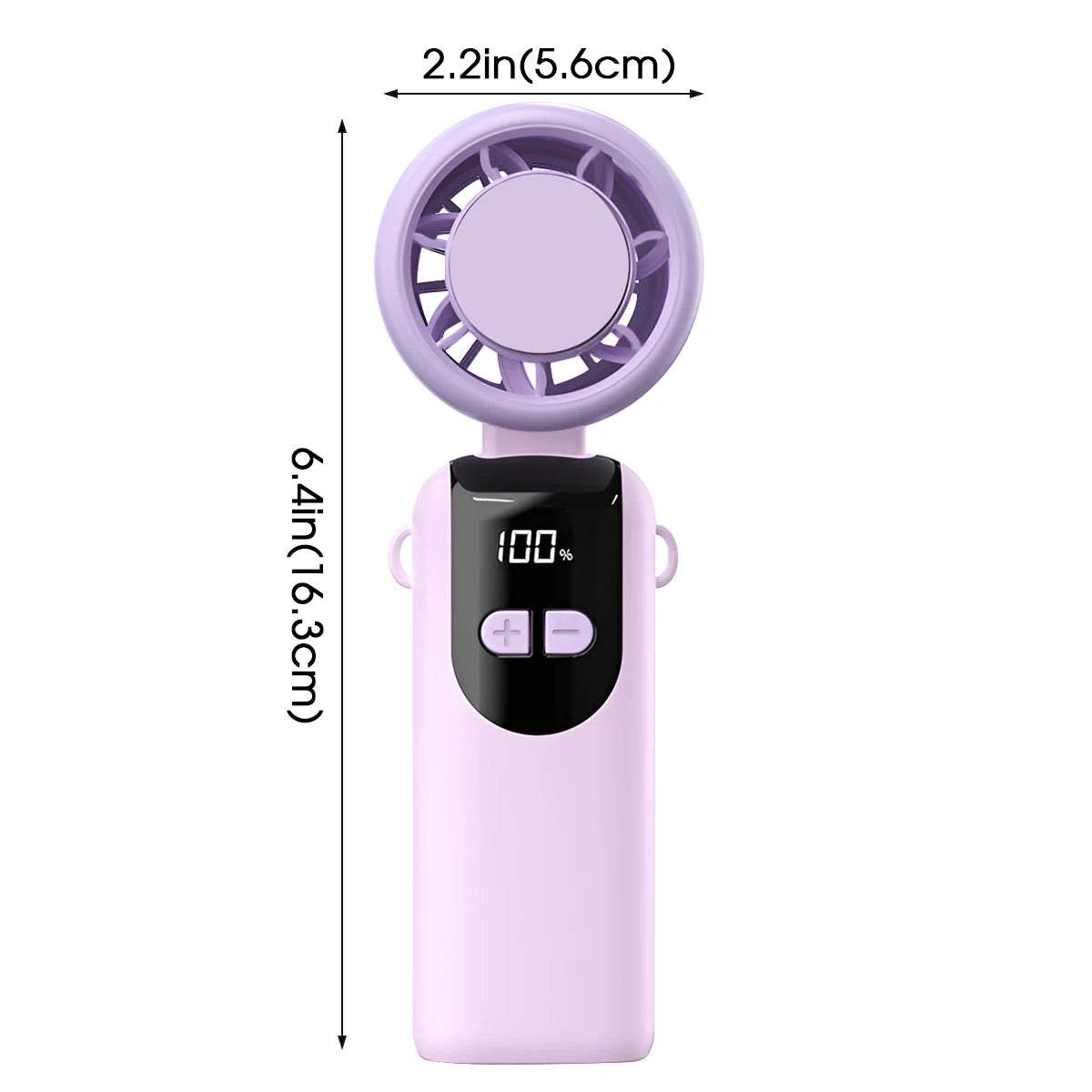 USB Rechargeable Foldable  Handheld Turbo Fan