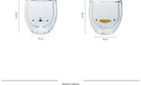 JUSTINLAU Creative Glass Double Wall Insulated Animal Mug