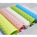 1PC PVC  Rectangle Soft Suction Cup Non-slip Bathtub Mats.