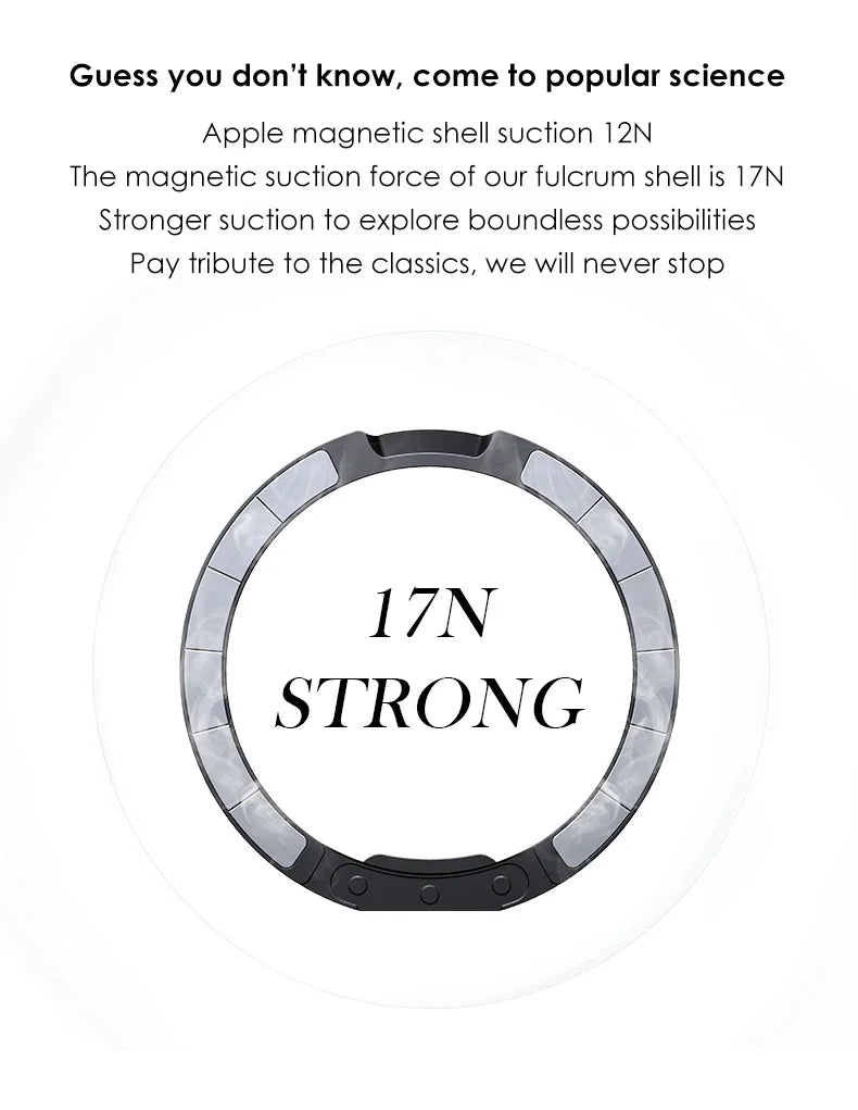 Magnetic 360°Rotation Stand Phone Case For Iphone 12 13 14 15 16 17 Pro Max Plus With Ring Holder