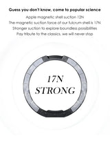 Magnetic 360°Rotation Stand Phone Case For Iphone 12 13 14 15 16 17 Pro Max Plus With Ring Holder