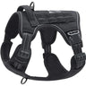 Durable Military-Style Vest with Reflective Straps & Secure Control Handle Dog Harness