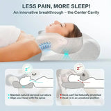 Butterfly Memory Foam Orthopedic Neck Pillow