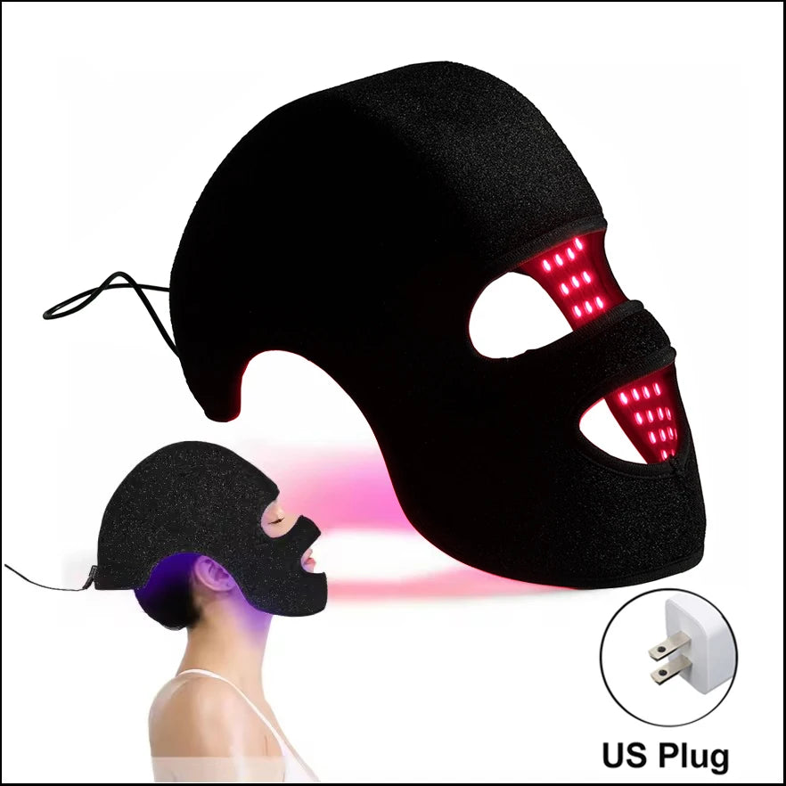 NEW 186 LED's Hat & Face Red Light Therapy For Hair Loss And Skin Rejuvenation