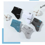 10 Pairs Cotton Breathable Mesh Sports Ankle High Socks For Men And Women