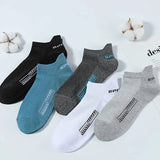 5/10 Pairs Men Or Women's Cotton Mesh Ankle Sports Socks