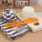 Plastic Knitting/Weaving Loom With Long Handle Crochet Hook.