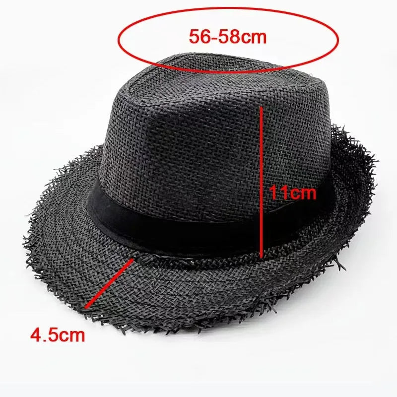 Men Or Women's Casual Breathable Straw Hat