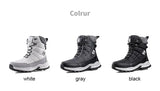 Men's Waterproof High-top/Plush Hiking Snow Boots