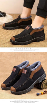 Men's Comfortable and Warm Walking Boots With Plush Insoles