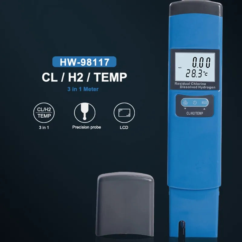 AA81-H2 Chlorine/Hydrogen ORP r Digital Water Quality Tester