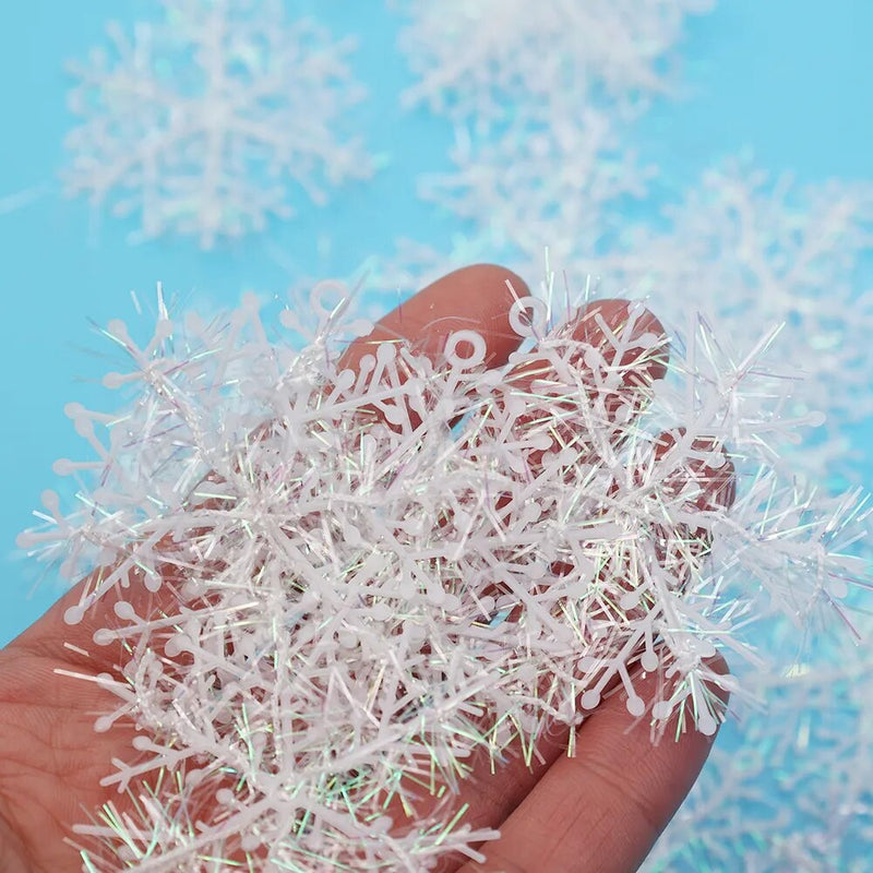 30Pcs Christmas Snowflake Garland Or Tree Ornament.