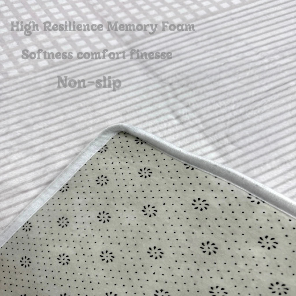 VIKAMA Thick Absorbing Anti-Slip Christmas Machine Washable Floor Mat
