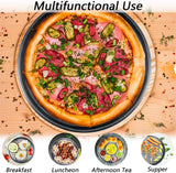 4 Size Nonstick Carbon Steel Pizza Pan with Holes
