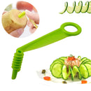 Stainless Steel/Plastic Spiral Slice Vegetable Tool.