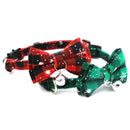 Cat Or Dog Christmas Bow Collar With Adjustable Clasp.