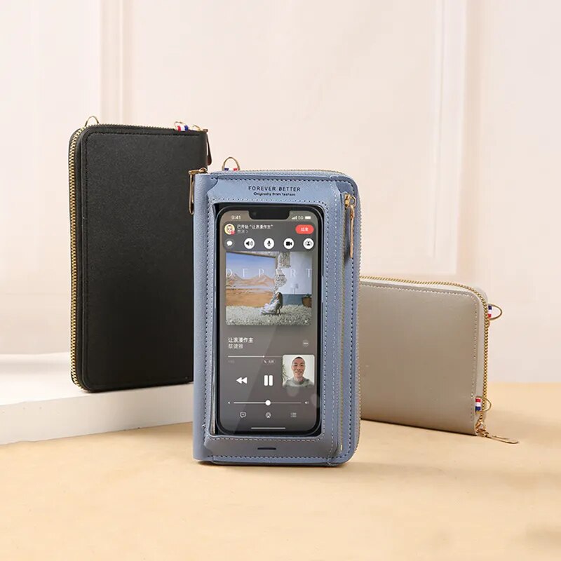 Women's Crossbody Touch Screen Cell Phone Purse.