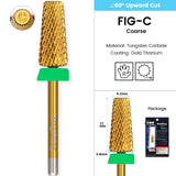 3/32" MagiBling Professional Manicure Nail Drill Bits for Hard Acrylic Gel