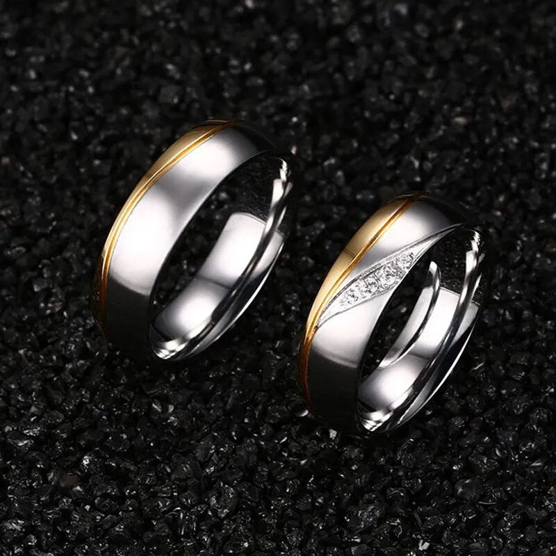 Men Or Women's Stainless Steel Personalized Rings.