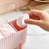 Vanity Organizer For Cotton Pads To Remove Makeup