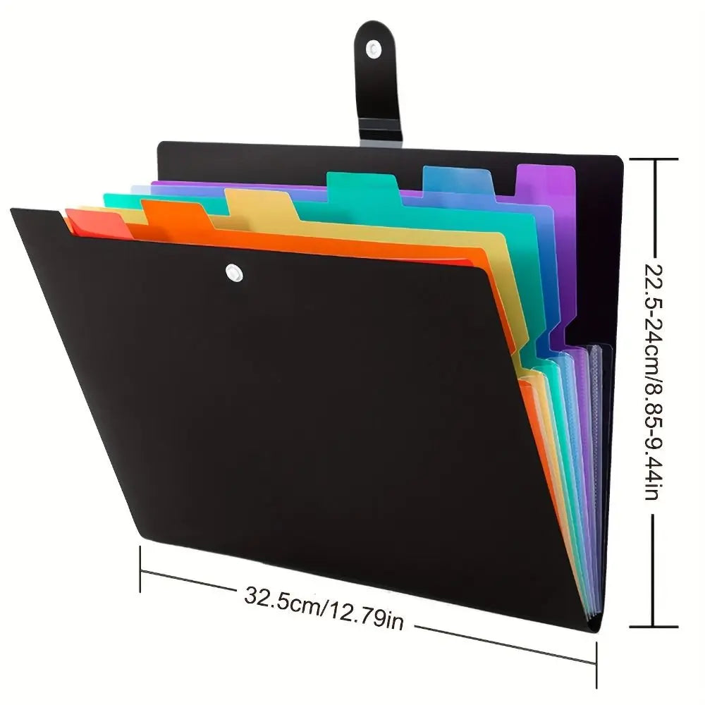 Plastic A4 Accordion Paper Organizer Folder
