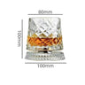 360 Degrees Rotating Crystal Whiskey Glass