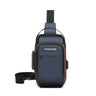 Men's Anti Theft USB Charging Crossbody Bag