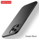 ZROTEVE Luxury Slim Matte Hard PC Cover For iPhone 16 Pro Max 16 15 14 11 12  iPhone 15 Plus Phone Case