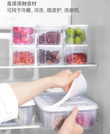 6 Grids Refrigerator Food Storage Box with Lids
