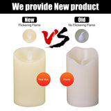 6/24Pcs Flameless LED Battery Powered Candles.