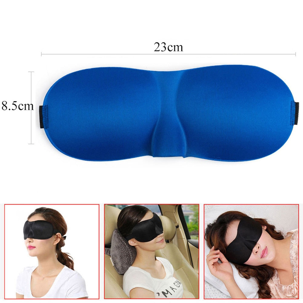 Tcare 3D Sleeping Eye Mask, Total Darkness When You Travel, Day Time Naps OR Work Shift work.