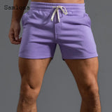Men's Leisure Shorts With Lace Up And Pockets