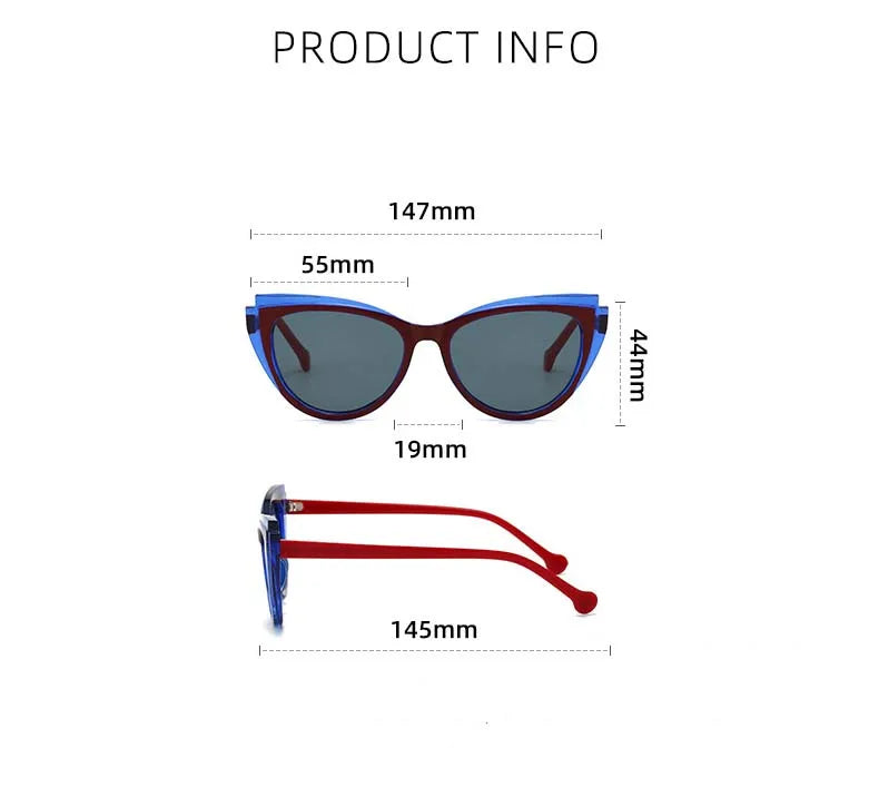 Women's Blue Light Blocking Myopia Glasses With UV Protection