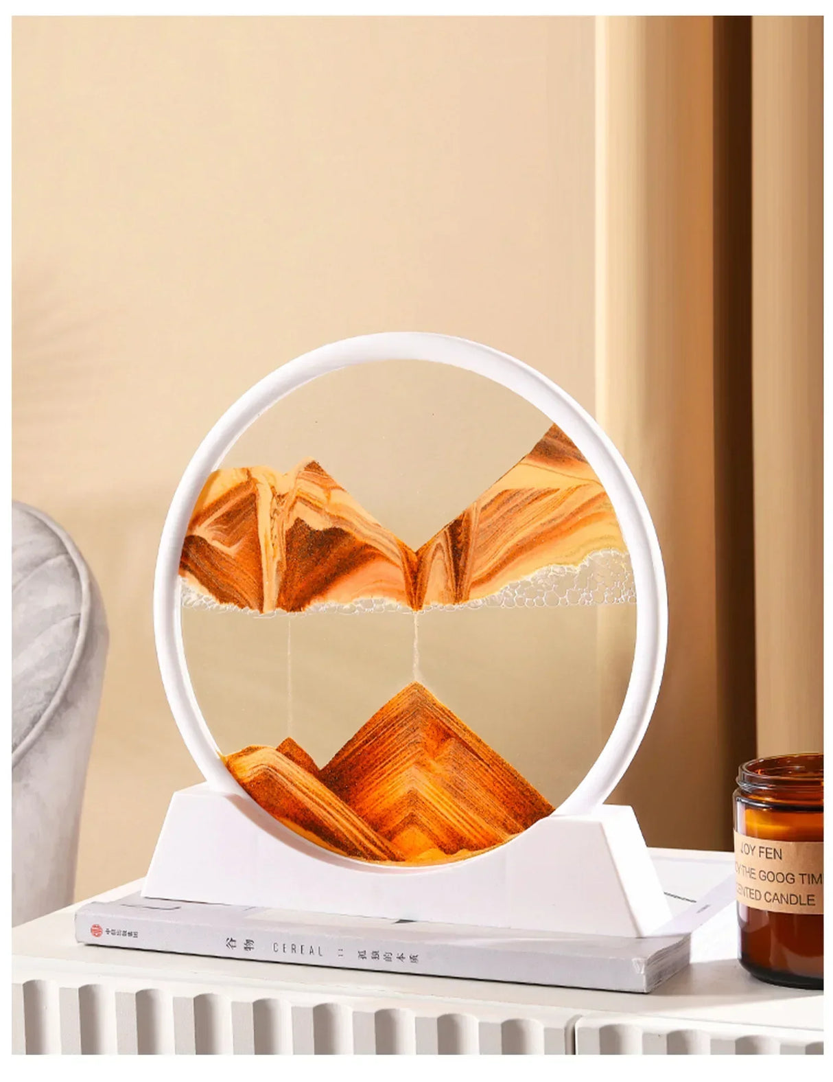 3D Dynamic Liquid Flowing Sand Art Frame